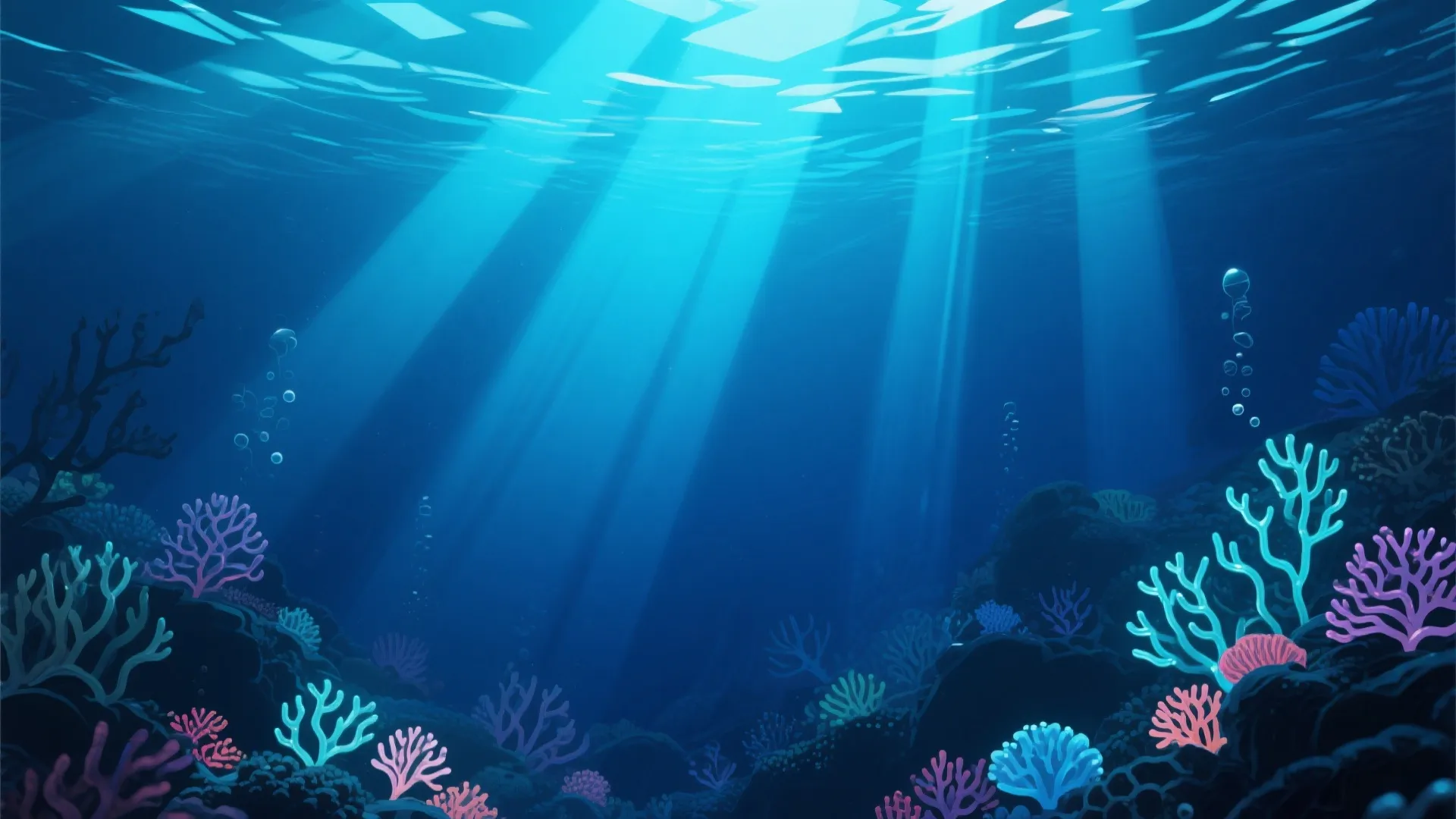 深海渔场背景